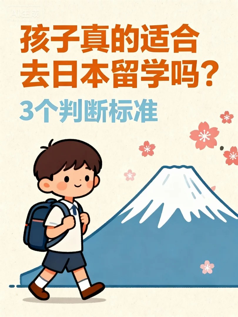 孩子真的適合去日本留學(xué)嗎？三個關(guān)鍵判斷標(biāo)準(zhǔn)