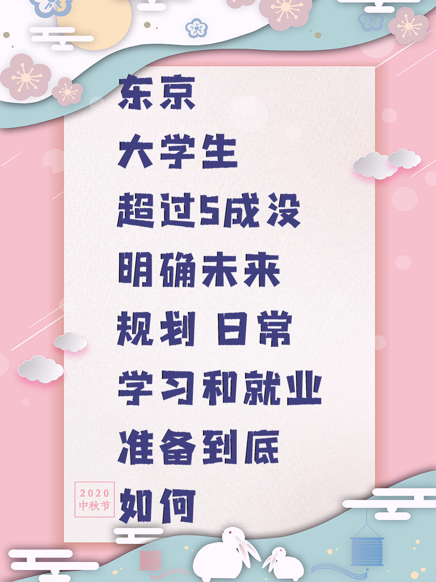 东京大学生超过5成没明确未来规划 日常学习和就业准备到底如何