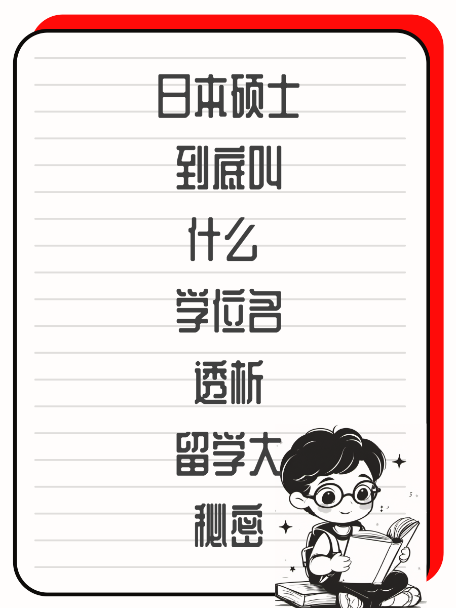 日本硕士到底叫什么 学位名透析留学大秘密
