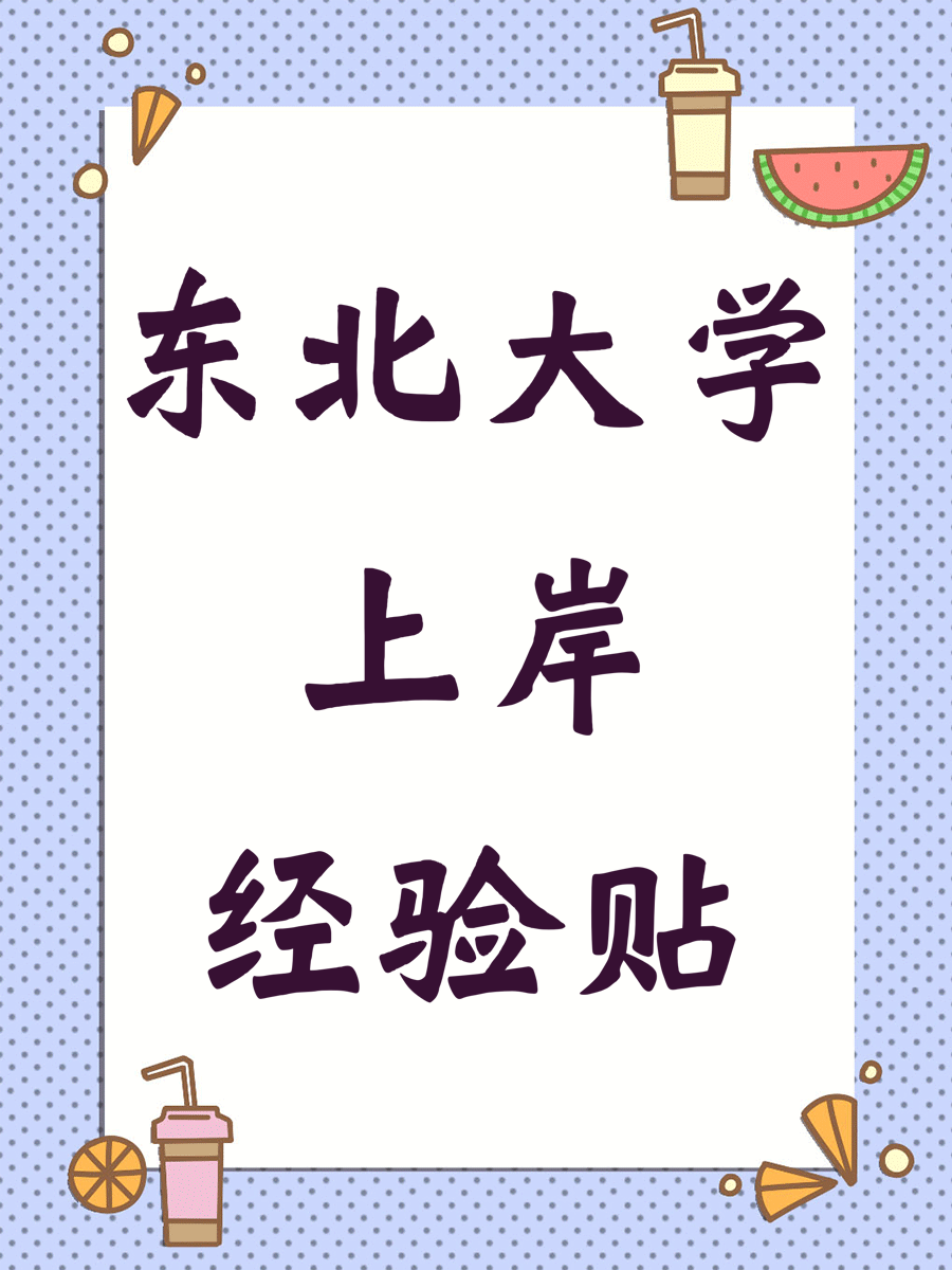 东北大学上岸经验贴