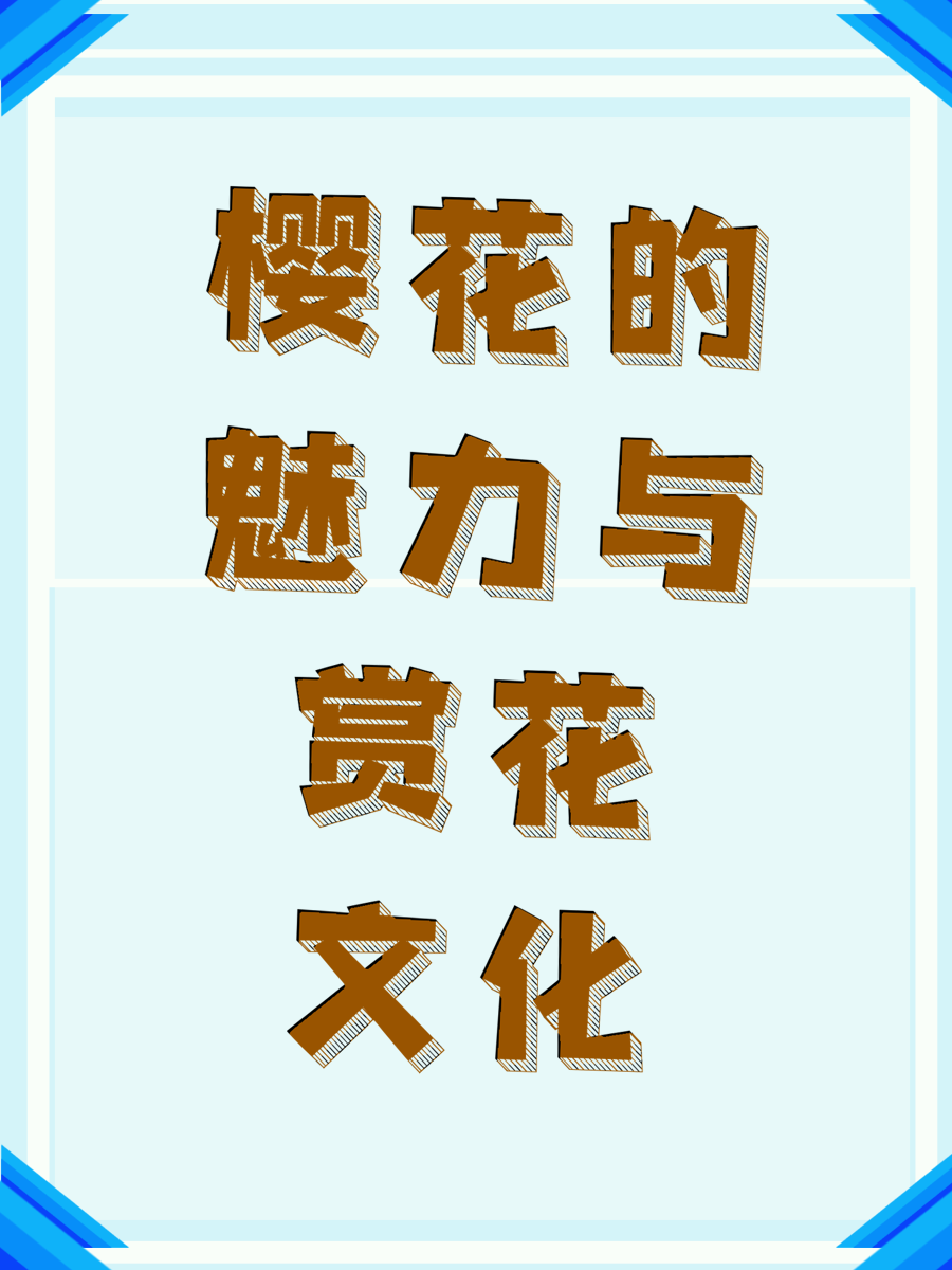 樱花的魅力与赏花文化